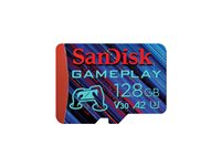 SanDisk GamePlay - Flash-minneskort - 128 GB - A2 / Video Class V30 / UHS-I U3 - mikroSDXC UHS-I SDSQXAA-128G-GN6XN