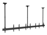 Multibrackets M Pro MBC4X1U - Fäste - aluminium, stål - svart - skärmstorlek: 32"-65" - takmonterbar 7350073733484