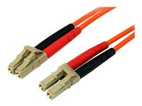 StarTech.com 30m Fiber Optic Cable - Multimode Duplex 50/125 - LSZH - LC/LC - OM2 - LC to LC Fiber Patch Cable (50FIBLCLC30) - Nätverkskabel - LC multiläge (hane) till LC multiläge (hane) - 30 m - 30 m - fiberoptisk - duplex - 50/125 mikron - orange - för P/N: SFPF1302C 50FIBLCLC30