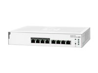 HPE Networking Instant On 1830 8G 4p Class4 PoE 65W Switch - Switch - smart - 4 x 10/100/1000 + 4 x 10/100/1000 (PoE+) - skrivbordsmodell, rackmonterbar - PoE+ (65 W) JL811A#ABB