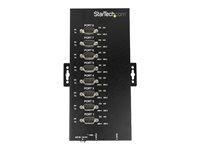 Startech Industriell USB till RS-232/422/485 seriell adapter med 8 portar - ESD-skydd på 15 kV - Seriell adapter - USB 2.0 - RS-232/422/485 x 8 - svart - TAA-kompatibel ICUSB234858I