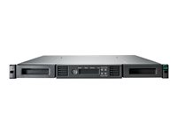 HPE StoreEver MSL 1/8 - Bandrobot - 96 TB / 240 TB - platser: 8 - LTO Ultrium (12 TB / 30 TB) - Ultrium 8 - SAS-2 - kan monteras i rack - 1U - streckkodsläsare - Smart Choice P77035-B25