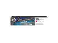 HP 981X - 116 ml - Lång livslängd - magenta - original - PageWide - bläckpatron - för PageWide Enterprise Color MFP 586; PageWide Managed Color E55650 L0R10A