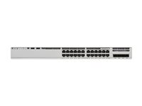 Cisco Catalyst 9200L - Network Essentials - switch - L3 - 24 x 10/100/1000 + 4 x gigabit SFP (upplänk) - rackmonterbar C9200L-24T-4G-E