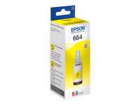 Epson T6644 - 70 ml - gul - original - påfyllnadsbläck - för EcoTank ET-14000, ET-16500, ET-2500, ET-2550, ET-2600, ET-2650, ET-3600, ET-4500, ET-4550 C13T664440