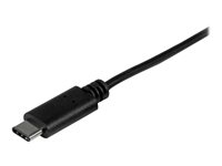 StarTech.com USB 2.0 USB-C till USB-B-kabel - 1 m - USB-kabel - 24 pin USB-C (hane) till USB typ B (hane) - USB 2.0 - 1 m - svart - för P/N: HB30A3A1CFB, HB30A3A1CSFS, HB30C3A1CFB, HB30C3A1CFS USB2CB1M
