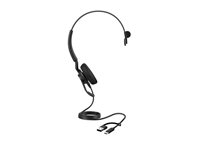 Jabra Engage 40 Mono - Headset - på örat - kabelansluten - USB-C, USB-A - ljudisolerande - Optimerat för Microsoft Teams 4093-413-269