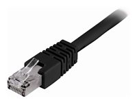 DELTACO - Patch-kabel - RJ-45 (hane) till RJ-45 (hane) - 5 m - FTP - CAT 6 - svart STP-65S
