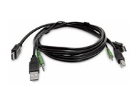StarTech.com - Adapterkabel - TAA-kompatibel - HDMI, 3,5 mm ljuduttag, USB typ A hane till HDMI, 3,5 mm ljuduttag, USB Type B hane SKHDMMKVM-10-TAA