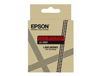 Epson LabelWorks LK-4RBF - Svart på fluorescerande rött - Rulle (1,2 cm x 5 m) 1 kassett(er) hängande låda - bandpatron C53S672099