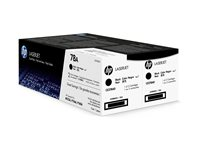 HP 78A - 2-pack - svart - original - LaserJet - tonerkassett (CE278AD) - för LaserJet Pro M1536dnf, P1566, P1606DN CE278AD
