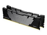 Kingston FURY Renegade - DDR4 - sats - 16 GB: 2 x 8 GB - DIMM 288-pin - 3200 MT/s / PC4-25600 - CL16 - 1.35 V - ej buffrad - icke ECC - svart KF432C16RB2K2/16