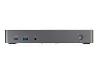 StarTech.com USB-C- och USB-A-dockningsstation - Universal hybriddockningsstation för trippla bildskärmar, DisplayPort och HDMI 4K 60 Hz - 85 W strömförsörjning, 6x USB-hubb, GbE, Ljud - USB 3.1 Gen. 2, 10 Gbit/sek - Dockningsstation - USB-C - 3 x HDMI, 3 x DP - 1GbE - 85 Watt DK31C3HDPDUE