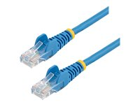 StarTech.com Cat5e Ethernet patchkabel med hakfria RJ45-kontakter - 7 m, Blå - Patch-kabel - RJ-45 (hane) till RJ-45 (hane) - 7 m - UTP - CAT 5e - hakfri - blå 45PAT7MBL