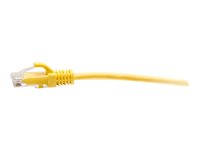 C2G 3ft (0.9m) Cat6a Snagless Unshielded (UTP) Slim Ethernet Network Patch Cable - Yellow - Patch-kabel - RJ-45 (hane) till RJ-45 (hane) - 90 cm - 4.8 mm - UTP - CAT 6a - hakfri, formpressad - gul C2G30168