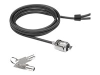 Compulocks 24 Unit Keyed Cable Laptop Lock Value Pack - Lås för säkerhetskabel - svart - 1.83 m CL15BP24
