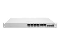 Cisco Meraki Cloud Managed MS355-24X - Switch - L3 - Administrerad - 8 x 1/2.5/5/10GBase-T + 16 x 10/100/1000 + 4 x 10 Gigabit SFP+ + 2 - rackmonterbar, skrivbordsmodell MS355-24X-HW