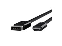 Belkin 3.1 USB-A to USB-C Cable - USB-kabel - USB typ A (hane) till 24 pin USB-C (hane) - USB 3.1 - 91.4 cm - svart F2CU029BT1M-BLK