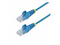 StarTech.com 7m Blue Slim CAT6 Ethernet Cable, Snagless, 28AWG, LSZH - Patch-kabel - RJ-45 (hane) till RJ-45 (hane) - 7 m - 3.6 mm - UTP - CAT 5/5e/6 - IEEE 802.3bt - halogenfri, hakfri - blå N6PAT7MBLS