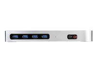StarTech.com USB-C och USB-A dockningsstation - Dubbla skärmar 4K 60 Hz dockningsstation DisplayPort + HDMI - Hybrid USB 3.0 dockningsstation för bärbara datorer med USB-C eller USB-A - 6x USB Type-A, GbE - USB 3.1 Gen 1 - Mac/Windows - Dockningsstation - USB-C / Thunderbolt 3 - 2 x HDMI - 1GbE - för P/N: ARMBARDUO, ARMBARDUOV, ARMDUAL30, ARMDUALV, ARMSLIMDUO, DK30ADD, SVA20N2NEUA, TB33A1C DK30A2DH