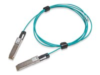 Mellanox - Direktkopplingskabel - QSFP56 till QSFP56 - 130 m - SFF-8665 - aktiv, IB dubbel port HDR - havsblå 980-9I44K-00H130