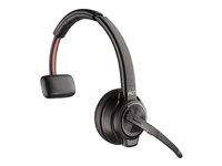 HP Poly Savi 8210-M - Savi 8200 series - headset - på örat - DECT / Bluetooth - trådlös - svart - Zoomcertifierad, Certifierad för Microsoft-teams 8D3F1AA#ABB