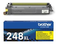 Brother TN248XLY - Lång livslängd - gul - original - box - tonerkassett - för Brother DCP-L3515, L3520, L3555, L3560, HL-L3220, L3240, MFC-L3740, L3760, L8340, L8390 TN248XLY