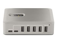 StarTech.com 10-Port USB-C Hub, 8x USB-A + 2x USB-C, Self-Powered w/ 65W Power Supply, USB 3.1 10Gbps Hub w/ BC1.2 Charging, Desktop/Laptop USB Hub with 3ft Locking USB-IF Certified Cable - USB Expansion Hub (10G8A2CS-USB-C-HUB) - Hubb - 8 x USB 3.2 Gen 2 + 2 x USB-C 3.2 Gen 2 - skrivbordsmodell 10G8A2CS-USB-C-HUB