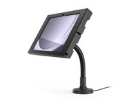Compulocks Galaxy Tab A9+ Apex Enclosure Flex Arm Mount Black - Monteringssats (hölje, flexible arm mount) - för surfplatta - låsbar - metallram - svart - bänkskiva - för Samsung Galaxy Tab A9+ 159B11GAPX9B