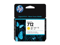 HP 712 - 29 ml - gul - original - DesignJet - bläckpatron - för DesignJet Studio, T210, T230, T250, T630, T650 3ED69A