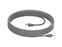 Logitech Cat5e Kit - Patch-kabel - RJ-45 (hane) till RJ-45 (hane) - SF/UTP - CAT 5e - grafit 952-000073