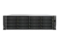 QNAP TS-H1677AXU-RP - NAS-server - 16 fack - kan monteras i rack - SATA 6Gb/s - RAID 0, 1, 5, 6, 10, 50, 60, JBOD - RAM 32 GB - Gigabit Ethernet / 2.5 Gigabit Ethernet / 5 Gigabit Ethernet / 10 Gigabit Ethernet - iSCSI support - 3U TS-H1677AXU-RP-R7-32G