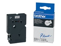 Brother - Svart, vit - Rulle (0,9 cm) 1 kassett(er) bandlaminat - för P-Touch PT-15, PT-20, PT-2000, PT-3000, PT-500, PT-5000, PT-6, PT-8, PT-8E TC291