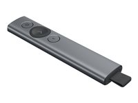 Logitech Spotlight - Presentationsfjärrkontroll - 3 knappar - skiffer 910-004861