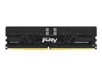 Kingston FURY Renegade Pro - DDR5 - modul - 16 GB - DIMM 288-pin - 6400 MT/s / PC5-51200 - CL32 - 1.4 V - registrerad - on-die ECC - svart KF564R32RB-16