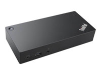 Lenovo ThinkPad USB-C Dock - Dockningsstation - USB-C - VGA - 1GbE - 90 Watt - Europa 40A90090EU