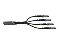 NVIDIA LinkX - 800GBase-CU till 200GBase-CU delningskabel för direktmontering - OSFP till QSFP112 - 2 m - IB dubbla portar NDR, passiv 980-9I80C-00N002