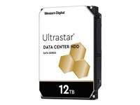 WD Ultrastar DC HC520 HUH721212ALE604 - Hårddisk - 12 TB - inbyggd - 3.5" - SATA 6Gb/s - 7200 rpm - buffert: 256 MB 0F30146