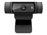 Logitech HD Pro Webcam C920 - Webbkamera - färg - 1920 x 1080 - ljud - USB 2.0 - H.265 960-001055