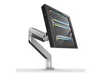 Compulocks iPad Pro M4 13" (2024), Apex Enclosure Reach Articulating Arm - Monteringssats (hölje, vridbar arm) - för surfplatta - låsbar - höggradig aluminium - svart, silver - skärmstorlek: 13" - disk-monteringsbar - för Apple 13-inch iPad Pro M4 Wi-Fi, M4 Wi-Fi + Cellular 660REACH13PAPX4B