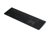 Lenovo Professional - Tangentbord - uppladdningsbar - full size - trådlös - 2.4 GHz, Bluetooth - QWERTY - Svenska/finska - grå - brun låda 4Y41R64534