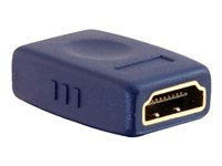 C2G Velocity HDMI Coupler - HDMI-anslutning - HDMI hona till HDMI hona - blå 80146