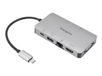 Targus - Dockningsstation - USB-C 3.2 Gen 1 / Thunderbolt 3 - VGA, HDMI - 1GbE DOCK419EUZ