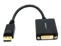 StarTech DisplayPort till DVI-adapter - DisplayPort till DVI-D-adapter videokonverterare 1080p - DP 1.2 till DVI-skärm/skärm-kabeladapter dongel - DP till DVI-adapter - Låsande DP-kontakt - DisplayPort-adapter - DisplayPort (hane) till DVI-I (hona) - 15.2 cm - svart - för P/N: DK30C2DPEPUE, DK30C2DPPD, DK30C2DPPDUE, DK31C3HDPD, DK31C3HDPDUE, MST14DP123DP DP2DVI2