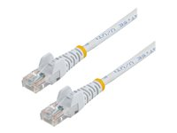 StarTech.com 0.5m White Cat5e / Cat 5 Snagless Ethernet Patch Cable 0.5 m - Patch-kabel - RJ-45 (hane) till RJ-45 (hane) - 50 cm - UTP - CAT 5e - hakfri, tvinnad - vit 45PAT50CMWH