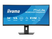 iiyama ProLite XCB3497WQSNP-B1 - LED-skärm - böjd - 34" - HDR XCB3497WQSNP-B1