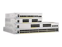 Cisco Catalyst 1000-48P-4X-L - Switch - Administrerad - 24 x 10/100/1000 (PoE+) + 24 x 10/100/1000 + 4 x 10 Gigabit SFP+ (upplänk) - rackmonterbar - PoE+ (370 W) - återanvänd C1000-48P-4X-L-RF