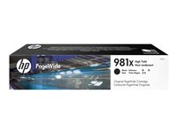 HP 981X - 194 ml - Lång livslängd - svart - original - PageWide - bläckpatron - för PageWide Enterprise Color MFP 586; PageWide Managed Color E55650 L0R12A