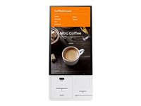 Samsung KM24C-P - Anslutningsdosa - med termisk kvittoskrivare, QR-/streckkodsläsare (1D, 2D) - bordsmonterbar, kan monteras på stativ, väggmontering - AC 100-240 V - gråvit CY-KM24CPXEN