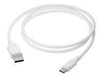 dbramante1928 re-charge - USB-kabel - USB (hane) till 24 pin USB-C (hane) - USB 2.0 - 1.2 m - up to 480 Mbps, strömöverföring upp till 36 W, 100 % återvunnen plast CB12ACWH7088